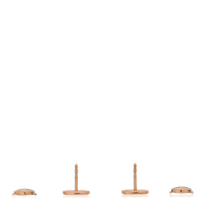 Hermes 18K Rose Gold TPM Farandole Stud Earrings 3 of 5