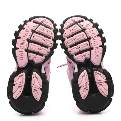 Balenciaga Rubber Fabric Bi-Color Womens Track Sneakers 37 Pink Black 5 of 8