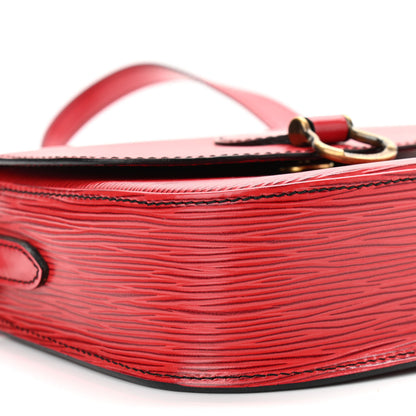 Louis Vuitton Epi Saint Cloud MM Red 8 of 11