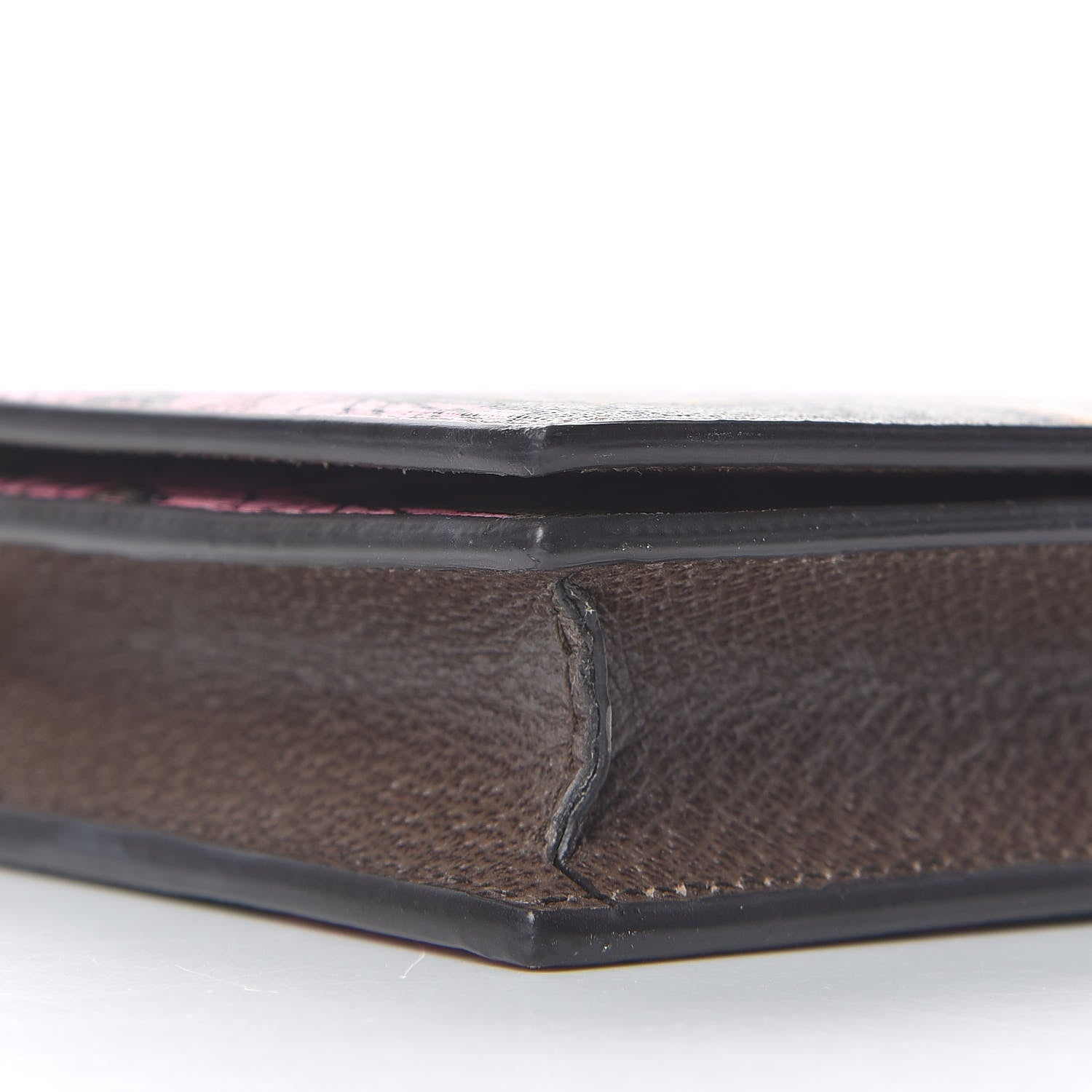 Gucci GG Supreme Monogram Bengal Chain Wallet Beige Pink 9 of 11