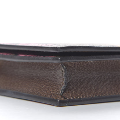 Gucci GG Supreme Monogram Bengal Chain Wallet Beige Pink 9 of 11