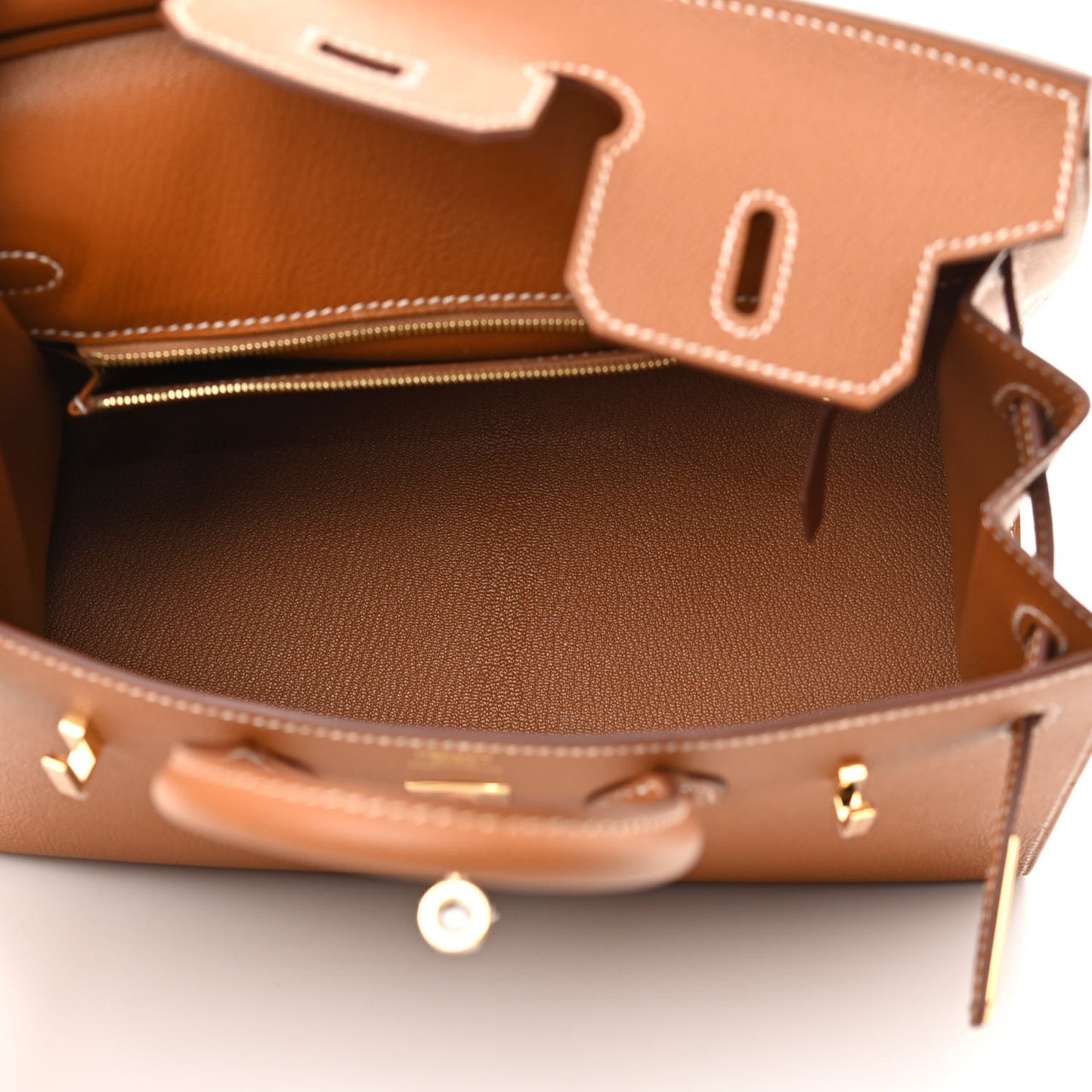 Epsom Birkin Sellier 25 Gold
