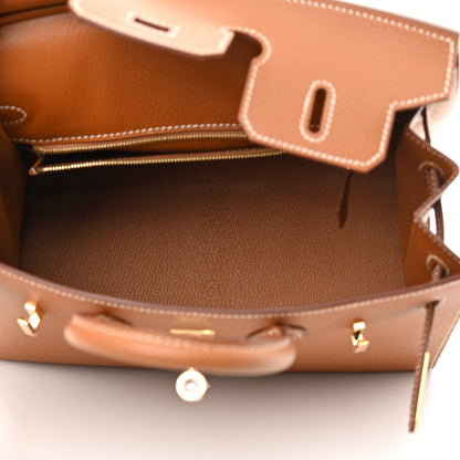 Hermes Epsom Birkin Sellier 25 Gold 5 of 11