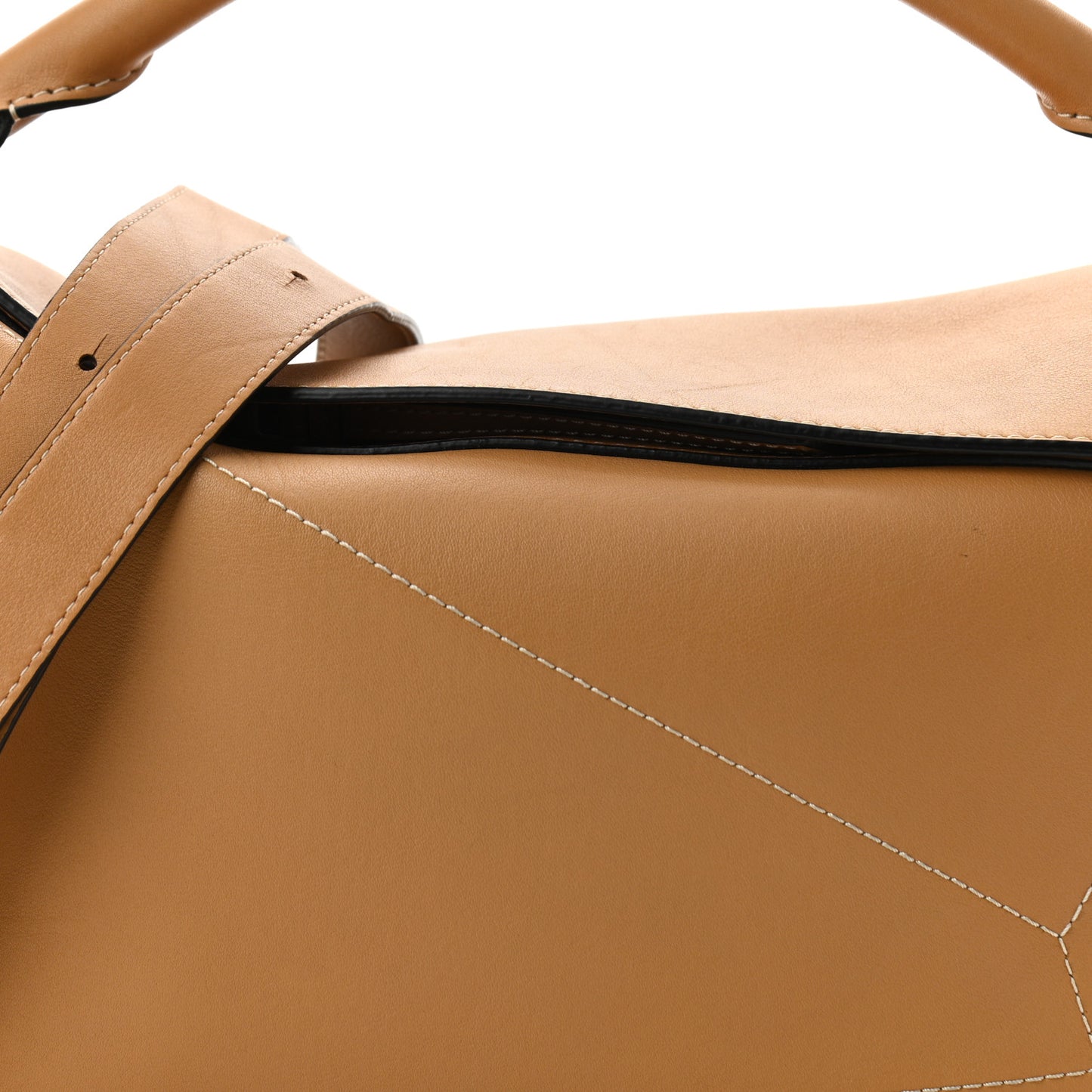 Calfskin Medium Puzzle Bag Warm Desert