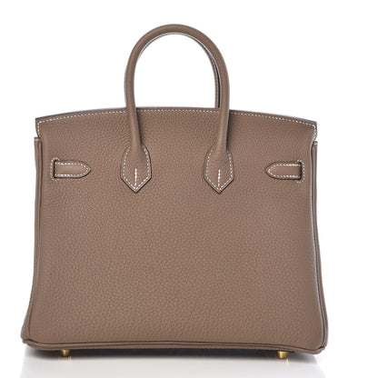 Hermes Togo Birkin 25 Etoupe 4 of 37