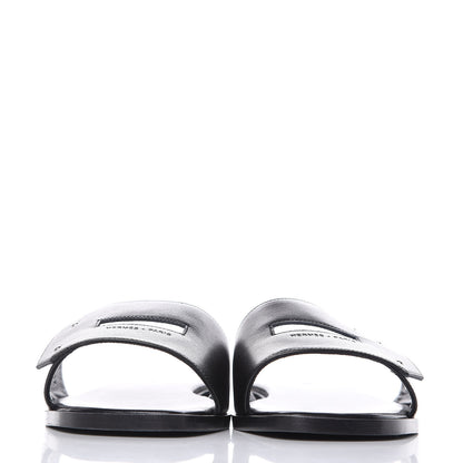 Hermes Calfskin View Sandals 36 Black 2 of 9