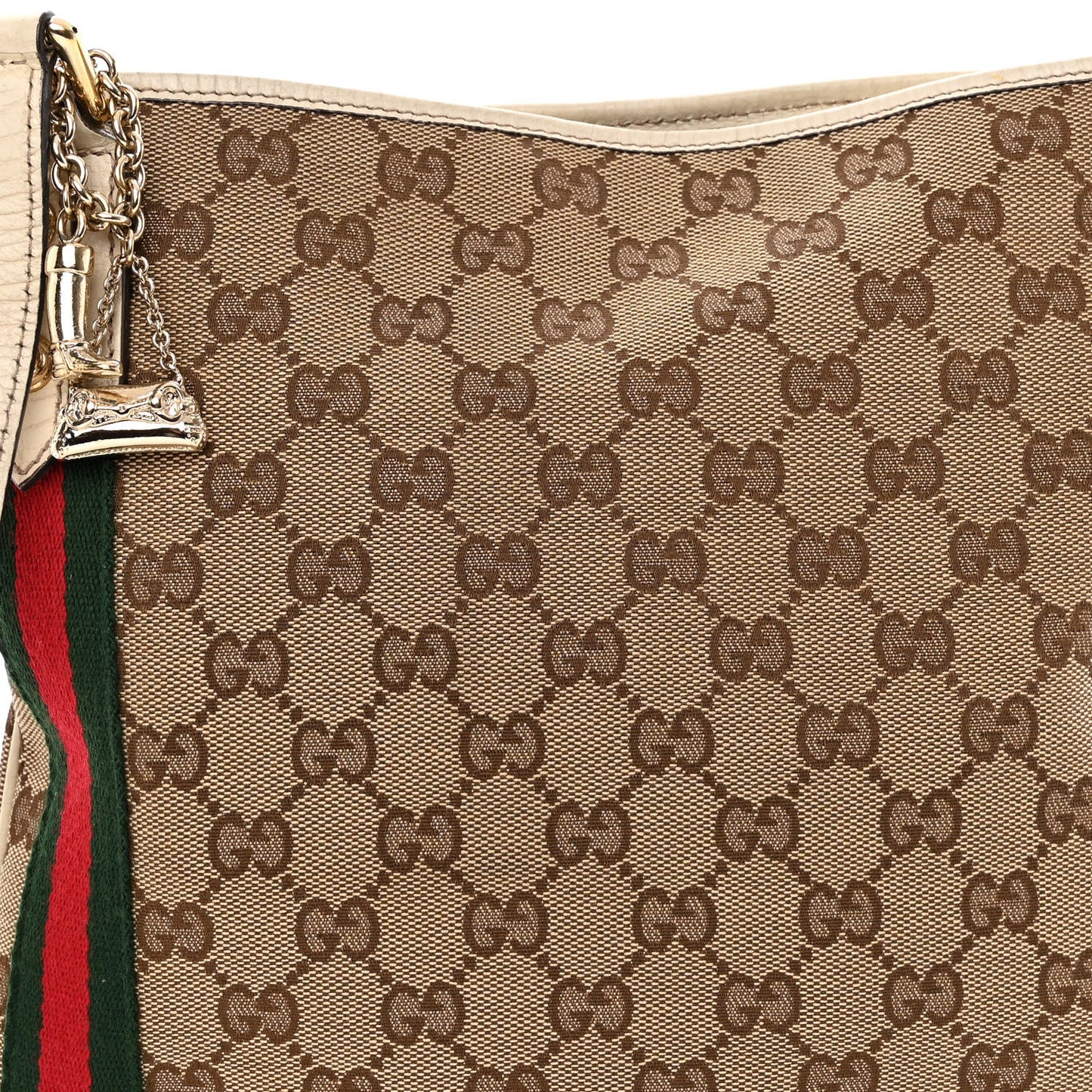 Monogram Web Jolicoeur Charms Messenger White