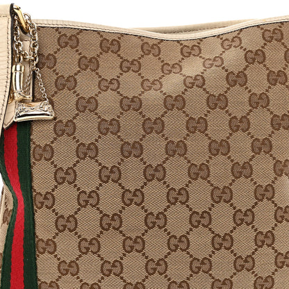 Gucci Monogram Web Jolicoeur Charms Messenger White 7 of 10
