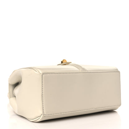 Celine Satinated Calfskin Mini 16 Top Handle Bag White 4 of 11