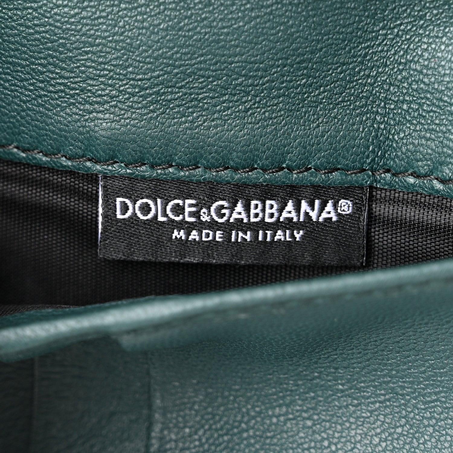 Dolce & Gabbana Patent Floral Print Wallet On Chain Black Multicolor 6 of 9