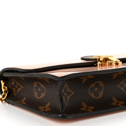 Louis Vuitton Patent Calfskin Monogram Cherrywood Chain Wallet Rose Ballerine 8 of 11