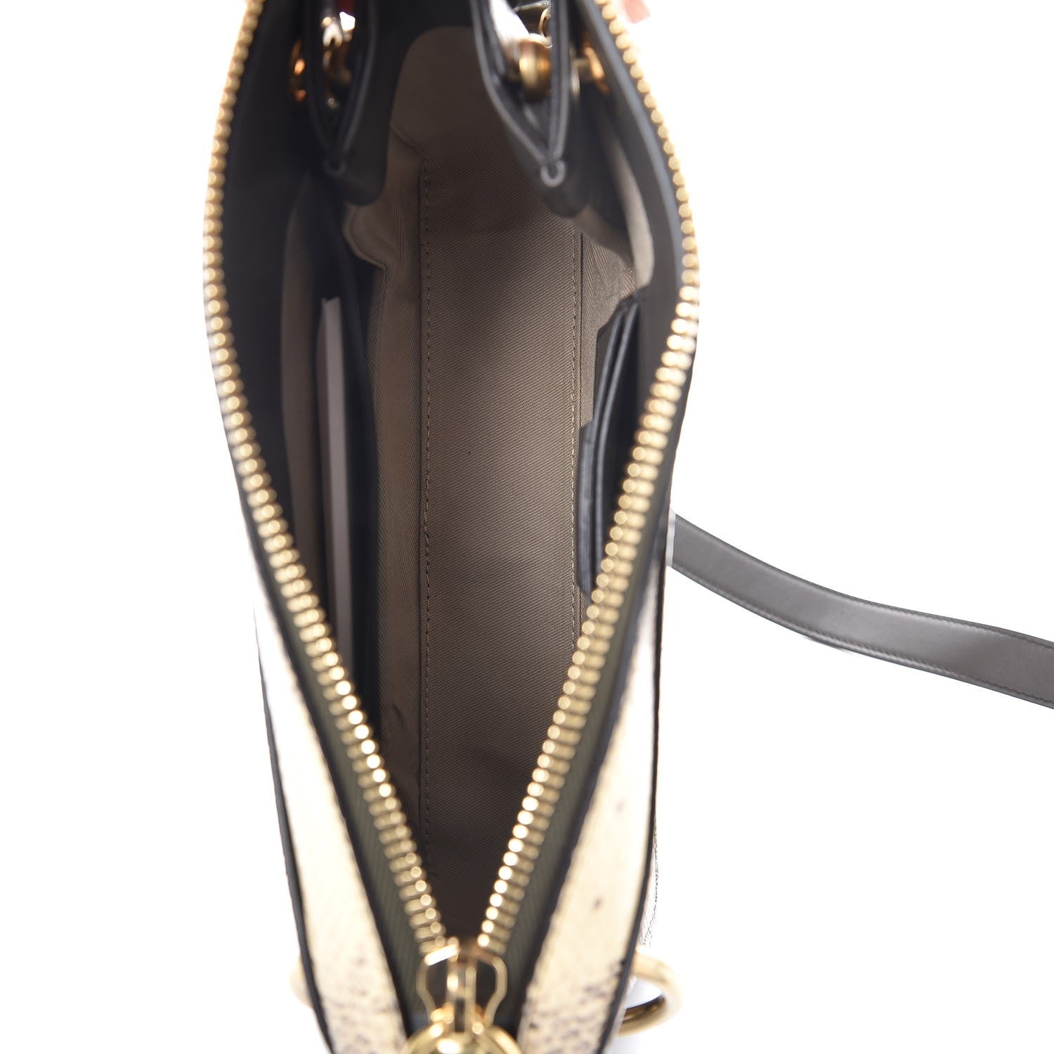 Chloe Calfskin Watersnake Embossed Small Roy Bag Cloudy Yellow 6 of 6