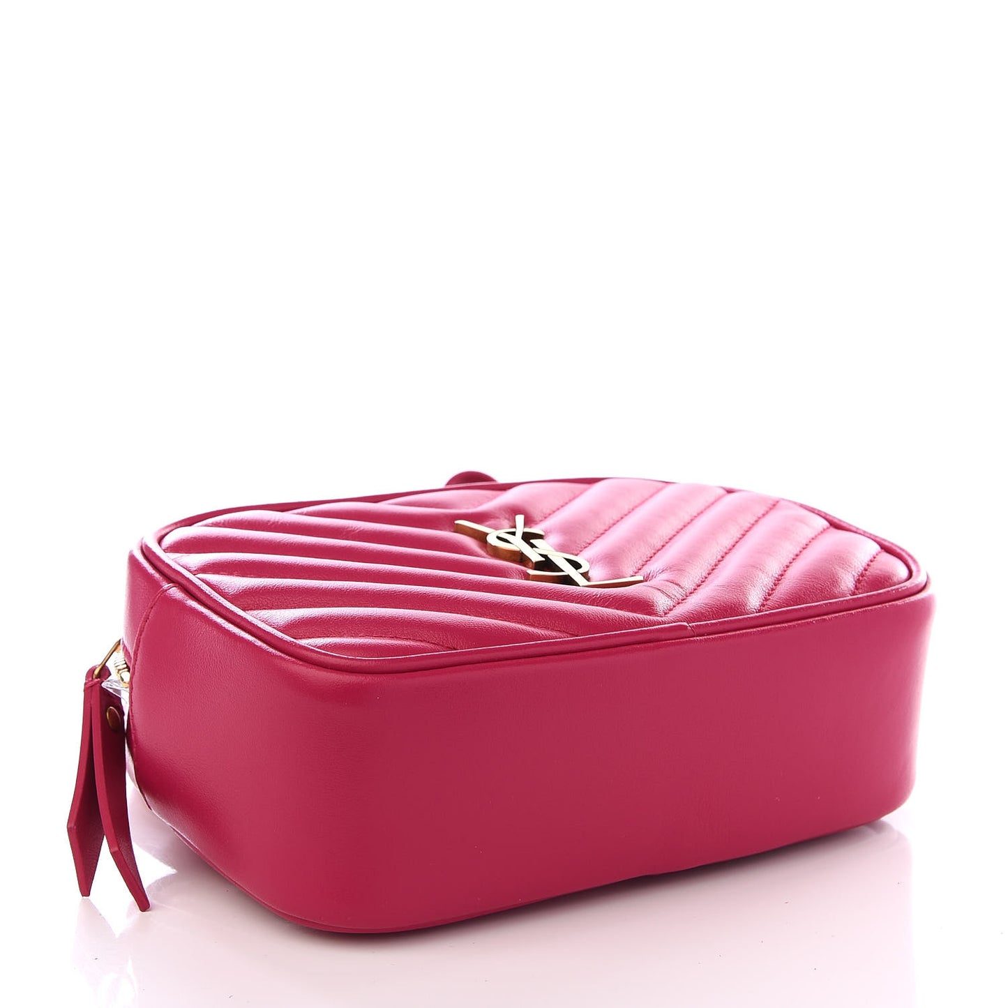 Calfskin Matelasse Monogram Lou Belt Bag Bright Pink