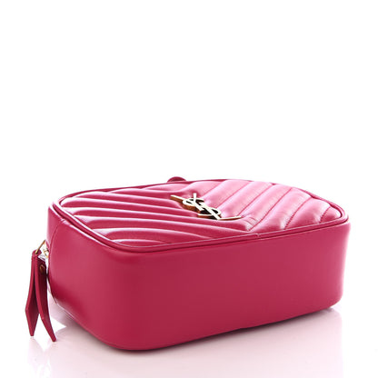 Saint Laurent Calfskin Matelasse Monogram Lou Belt Bag Bright Pink 3 of 8