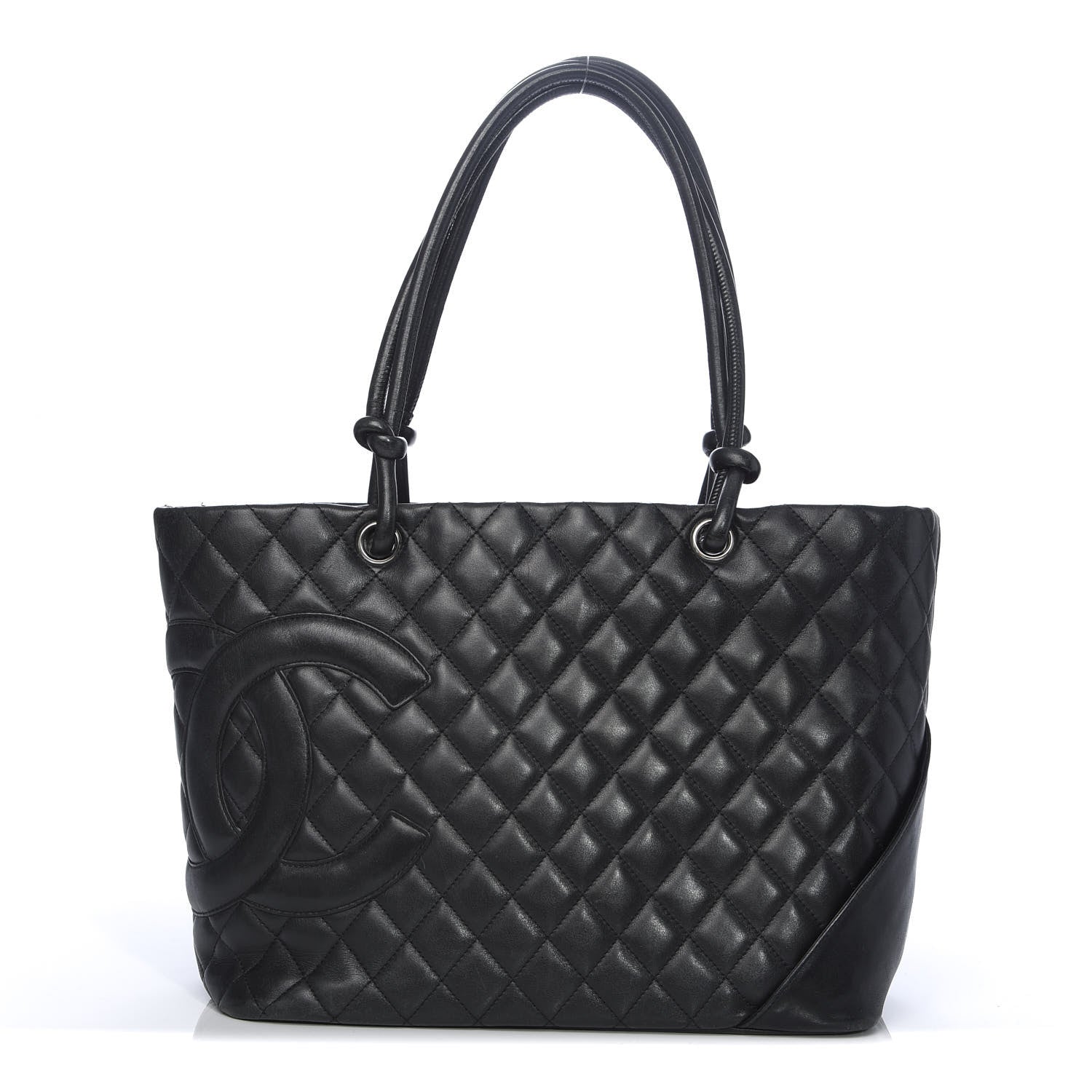 Chanel Calfskin Quilted Large Cambon Tote Black 1 of 16