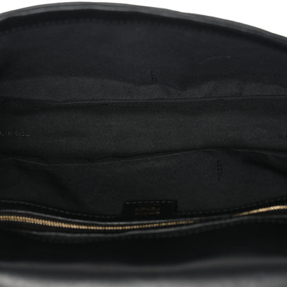 Fendi Nappa FF 1974 Embossed Baguette Black 5 of 11
