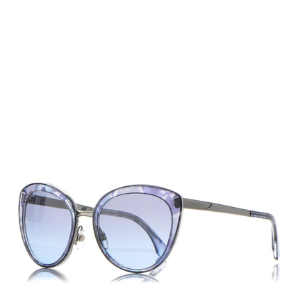 Chanel Acetate Butterfly Fall Sunglasses 4208 Blue 1 of 8