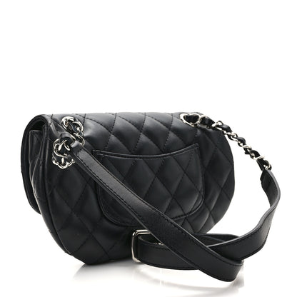 Chanel Calfskin Quilted CC Uniform Flap Belt Bag Black 3 of 12