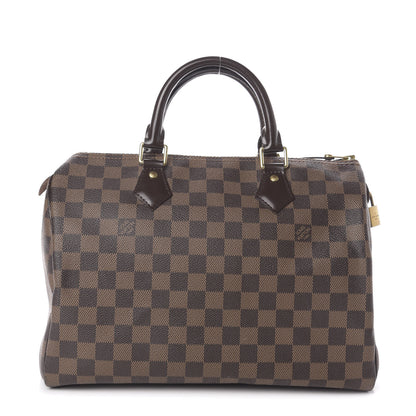 Louis Vuitton Damier Ebene Speedy 30 1 of 9