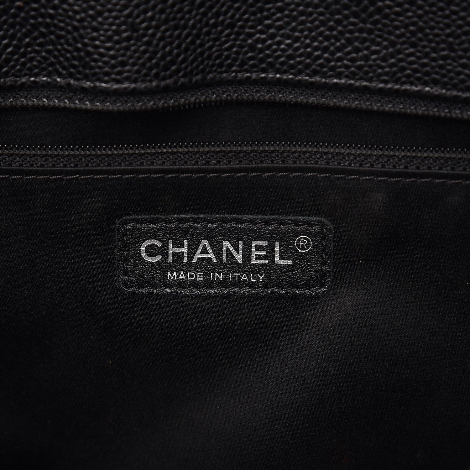 Chanel Caviar Quilted Grand Shopping Tote GST Black 6 of 8