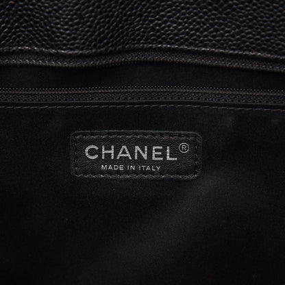 Chanel Caviar Quilted Grand Shopping Tote GST Black 6 of 8