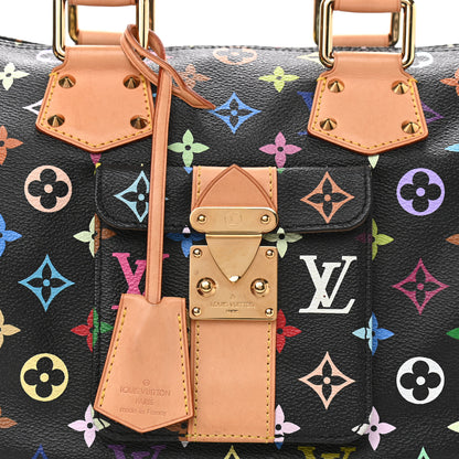 Louis Vuitton Monogram Multicolor Speedy 30 Black 7 of 11