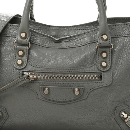 Balenciaga Agneau Classic Silver Hardware S City Gris Haussmannien 9 of 11