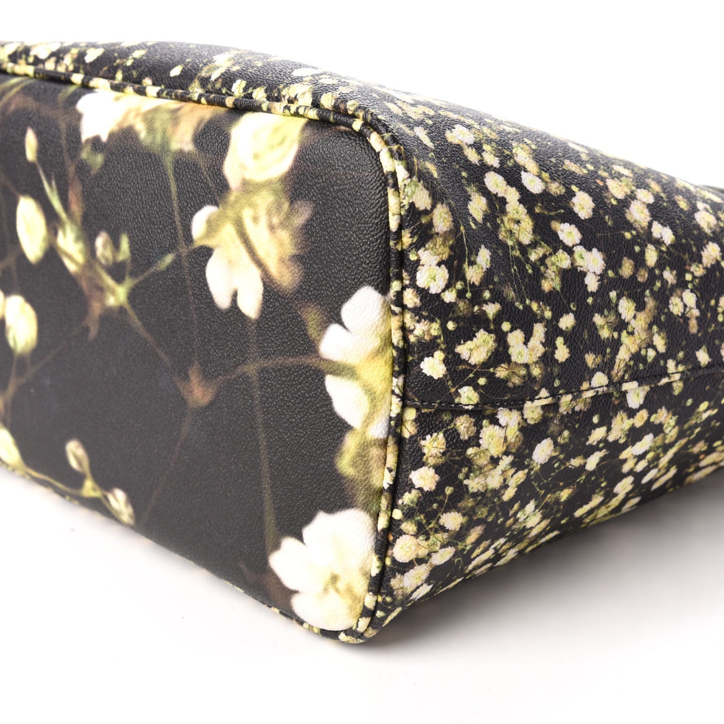 Textured Coated Canvas Baby's Breath Print Large Antigona Tote