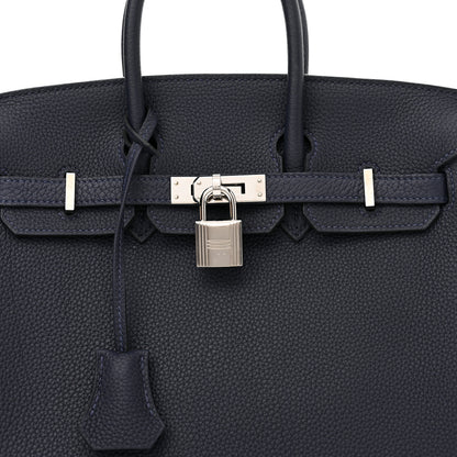 Hermes Togo Birkin 25 Bleu Nuit 8 of 10