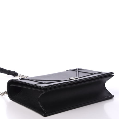 Christian Dior Grained Calfskin Large Diorama Flap Bag Black 4 of 11