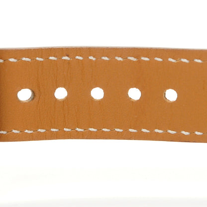 Hermes Barenia Leather 42mm Apple Watch Band Fauve 7 of 9