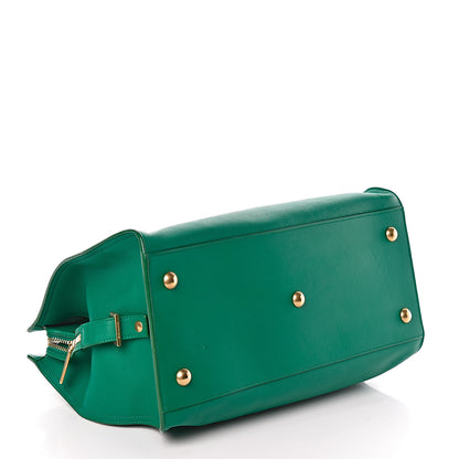 Saint Laurent Calfskin Medium Classic Y Cabas Green 4 of 12