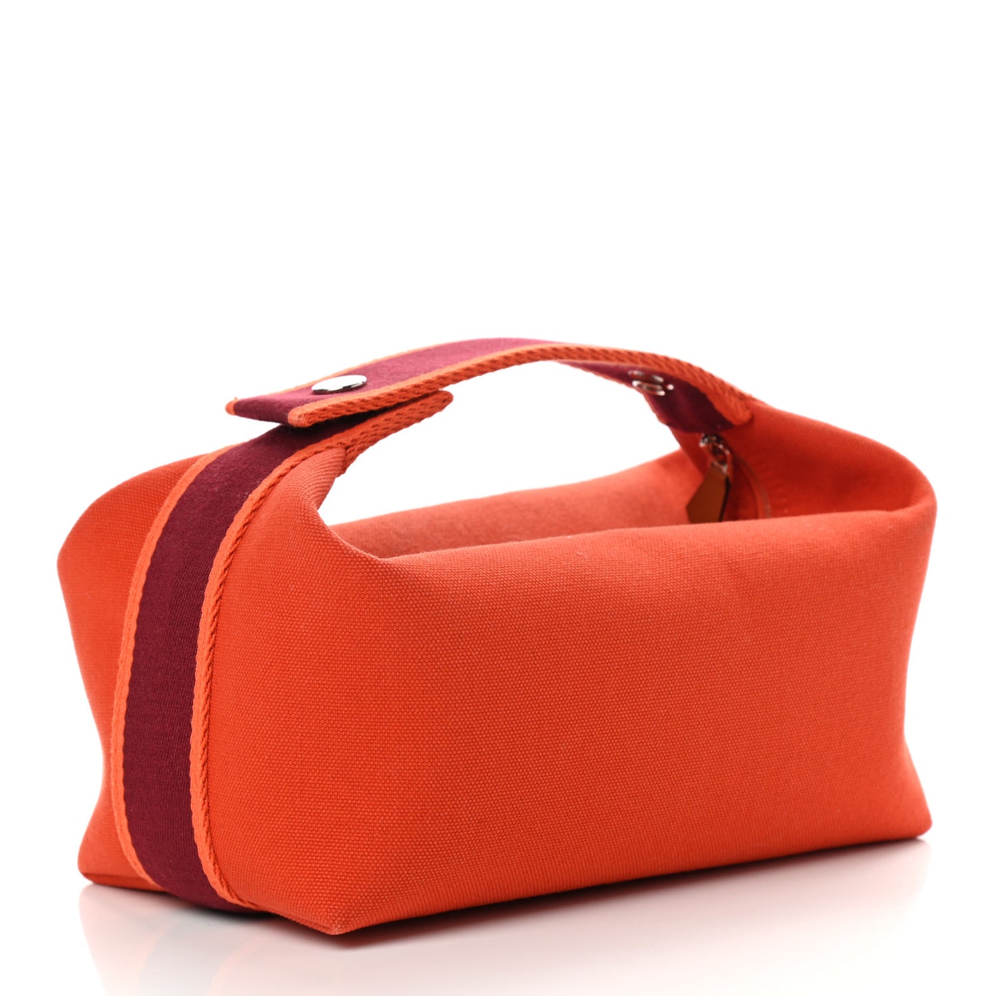 Canvas Small Bride-A-Brac Pouch Orange Burgundy