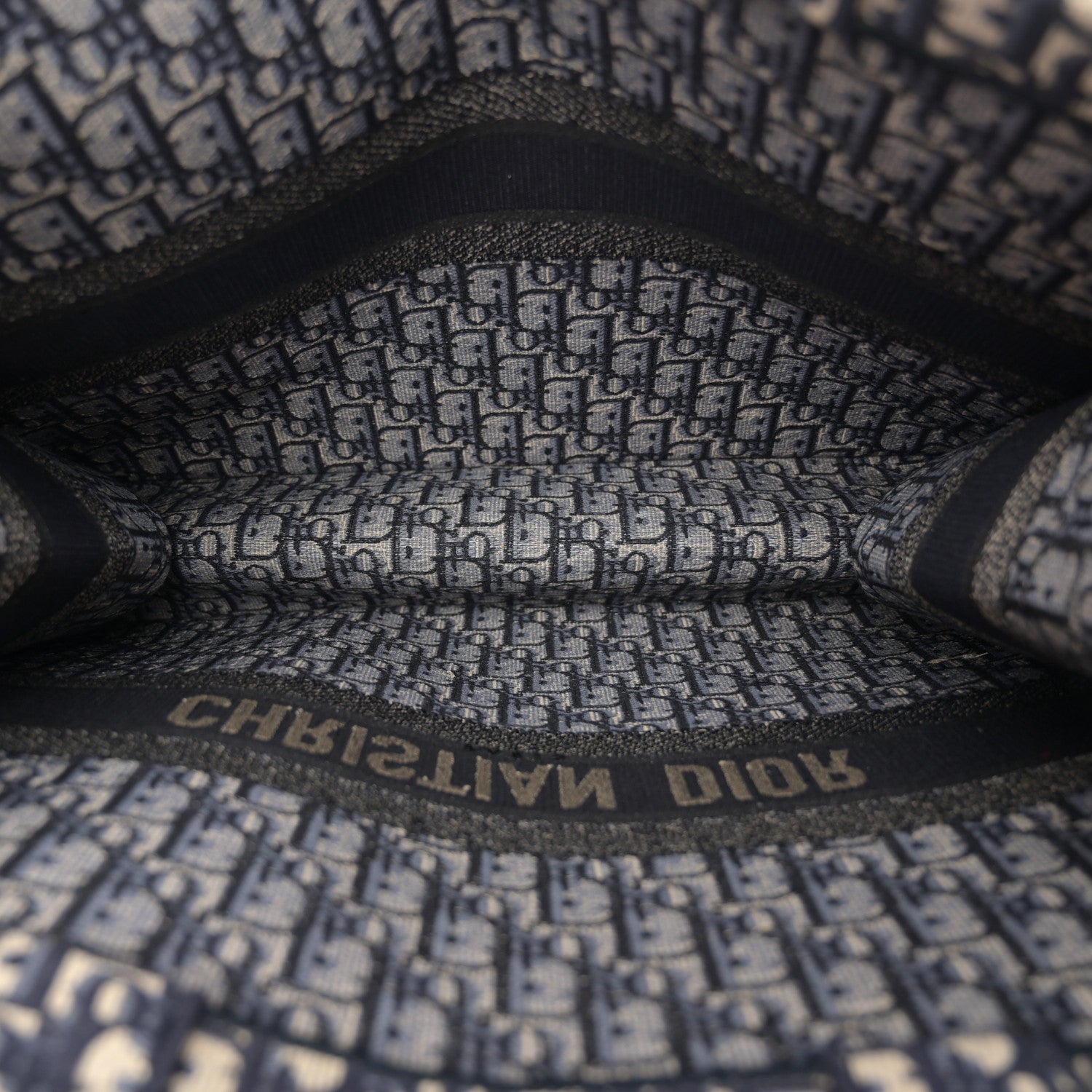 Christian Dior Oblique Large Book Tote Blue Multicolor 5 of 12