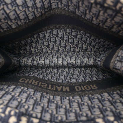 Christian Dior Oblique Large Book Tote Blue Multicolor 5 of 12