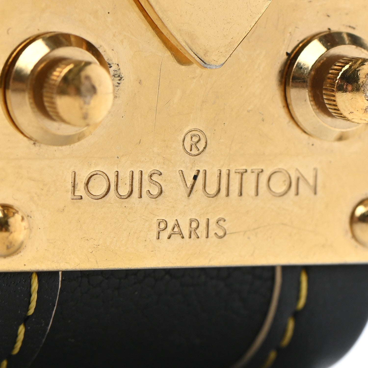 Louis Vuitton Chèvre Suhali S Lock Bracelet Black 4 of 9