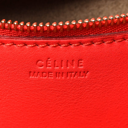Celine Smooth Calfskin Small Tie Knot Tote Red 5 of 7