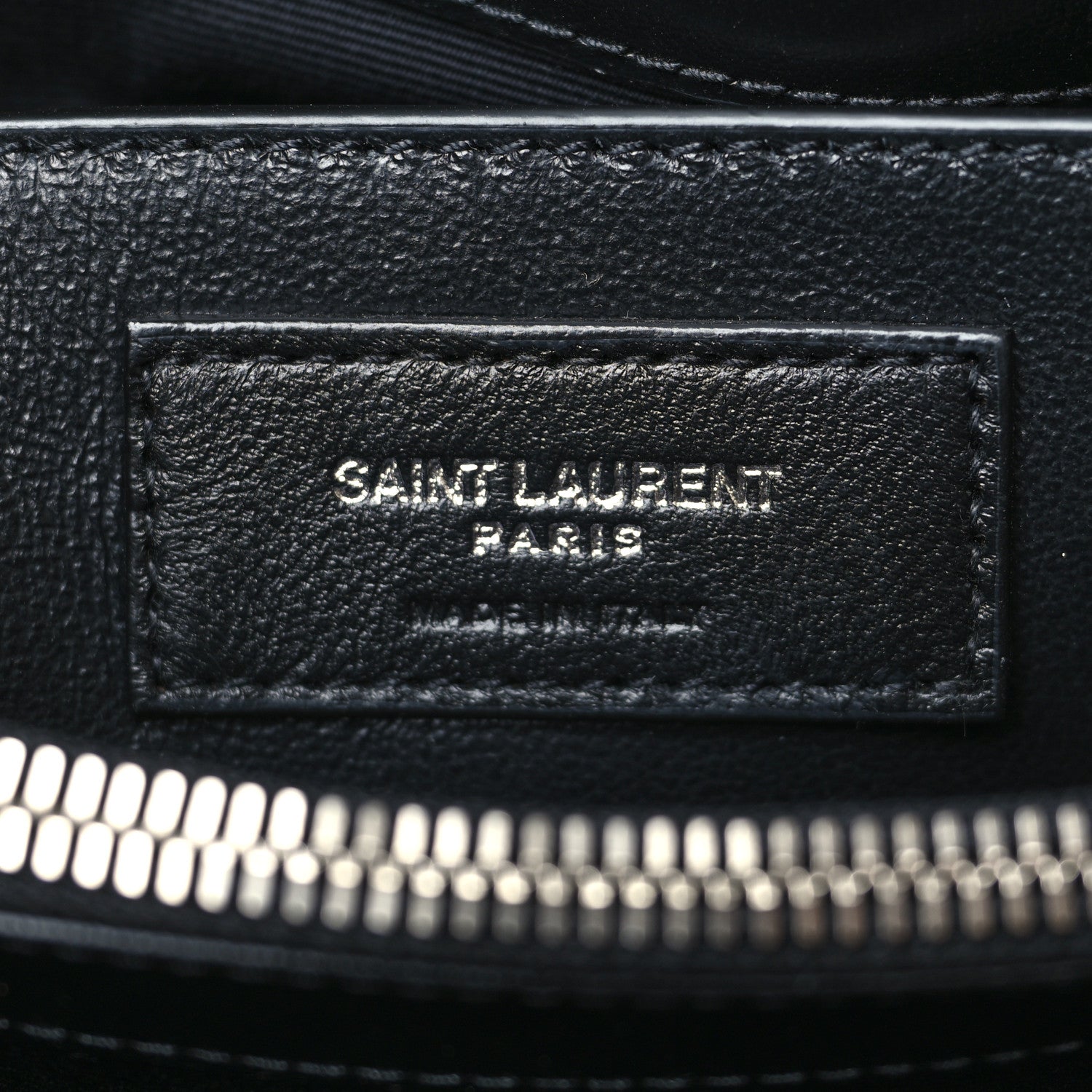 Saint Laurent Calfskin Y Quilted Monogram Small Loulou Chain Satchel Black 7 of 10