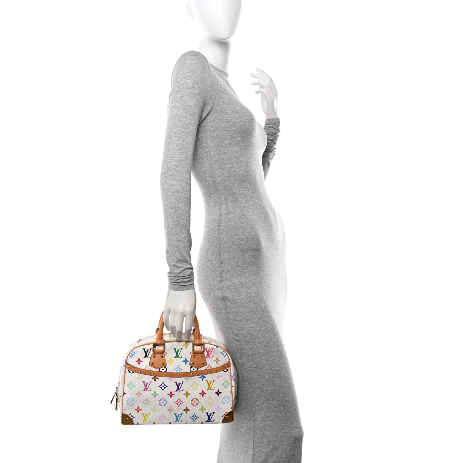 Louis Vuitton Monogram Multicolor Trouville White 2 of 14