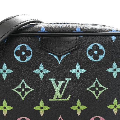 Louis Vuitton Monogram Iridescent Trocadero Wearable Wallet Black 7 of 9
