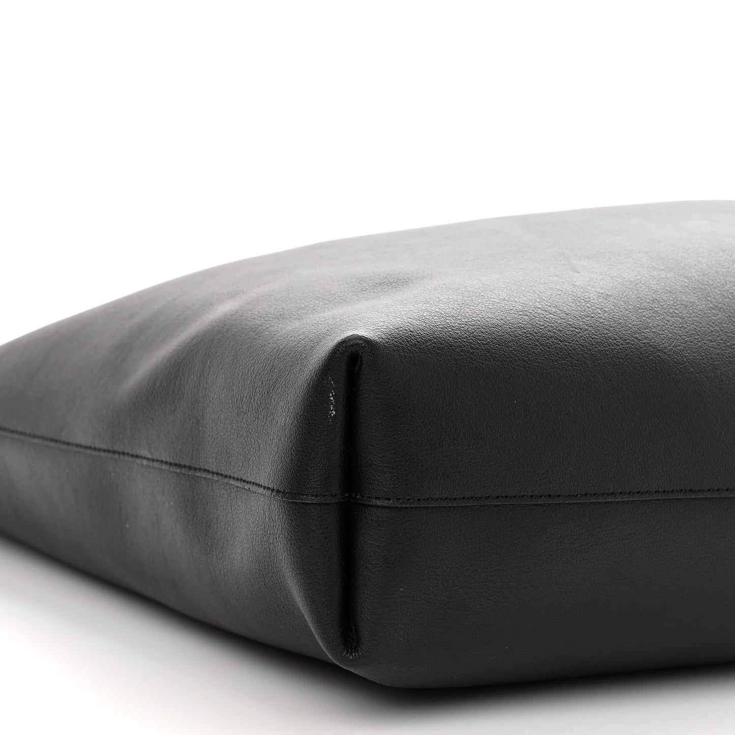 Calfskin North-South Shopping Tote Black