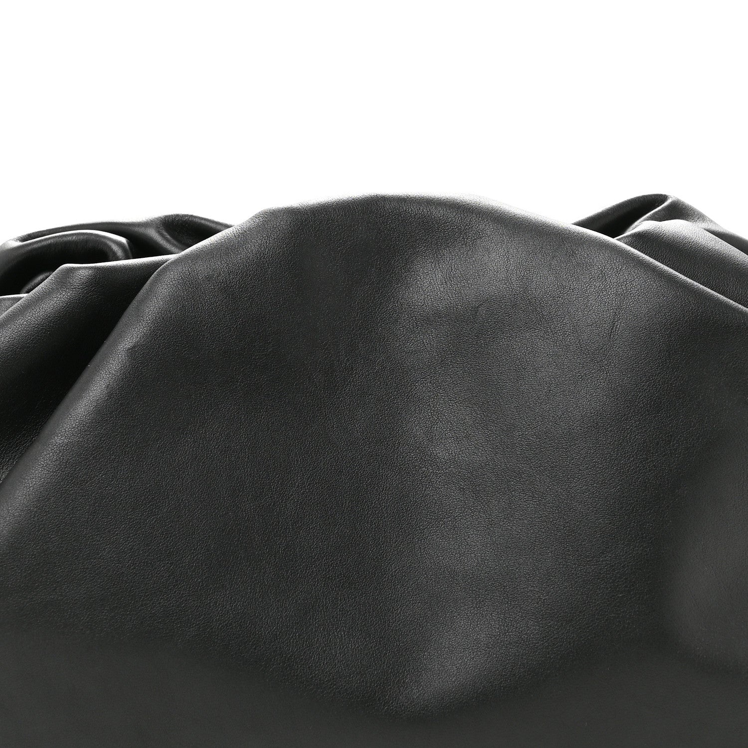 Bottega Veneta Smooth Butter Calf The Pouch Oversized Clutch Black 8 of 10