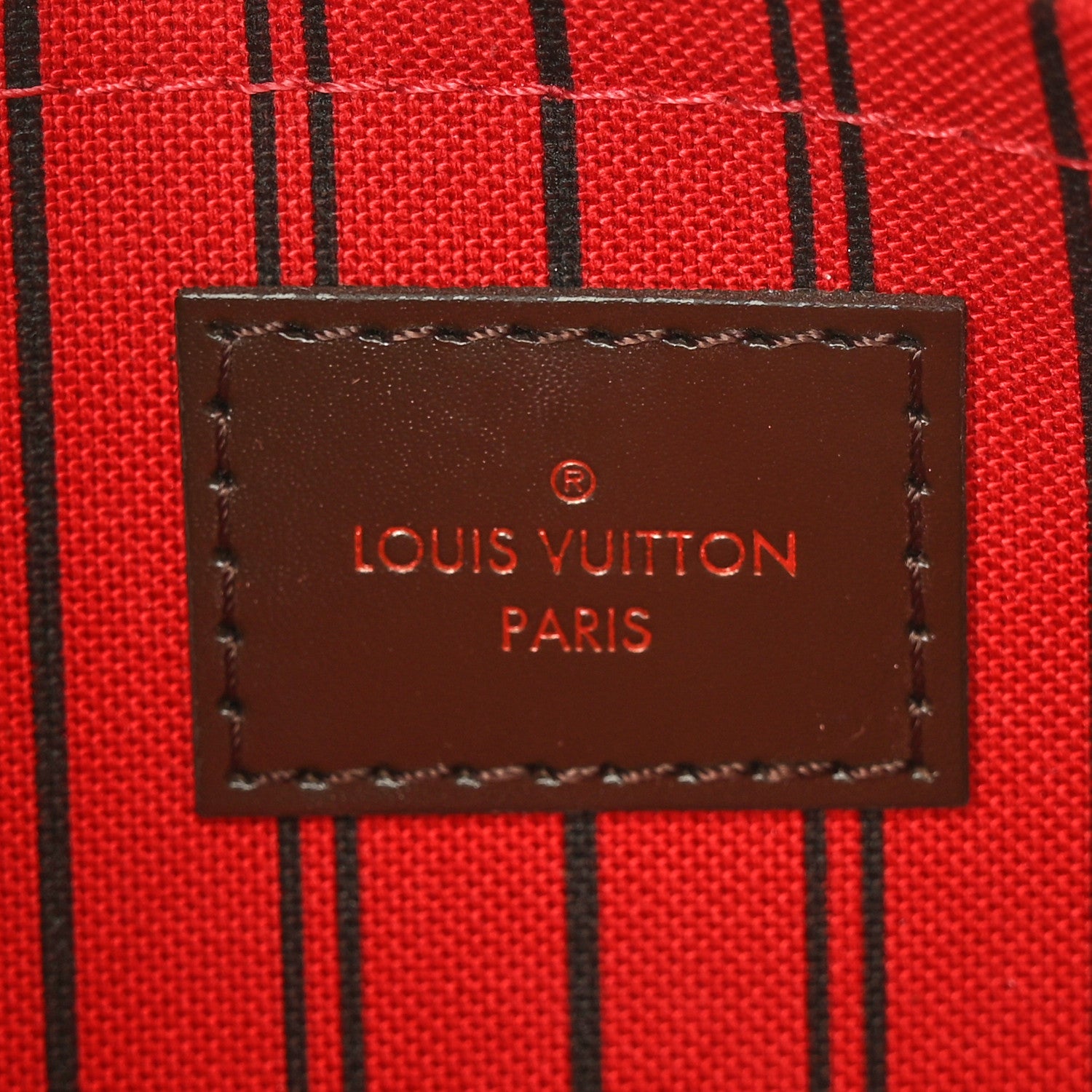 Louis Vuitton Damier Ebene Neverfull MM GM Pochette 5 of 5