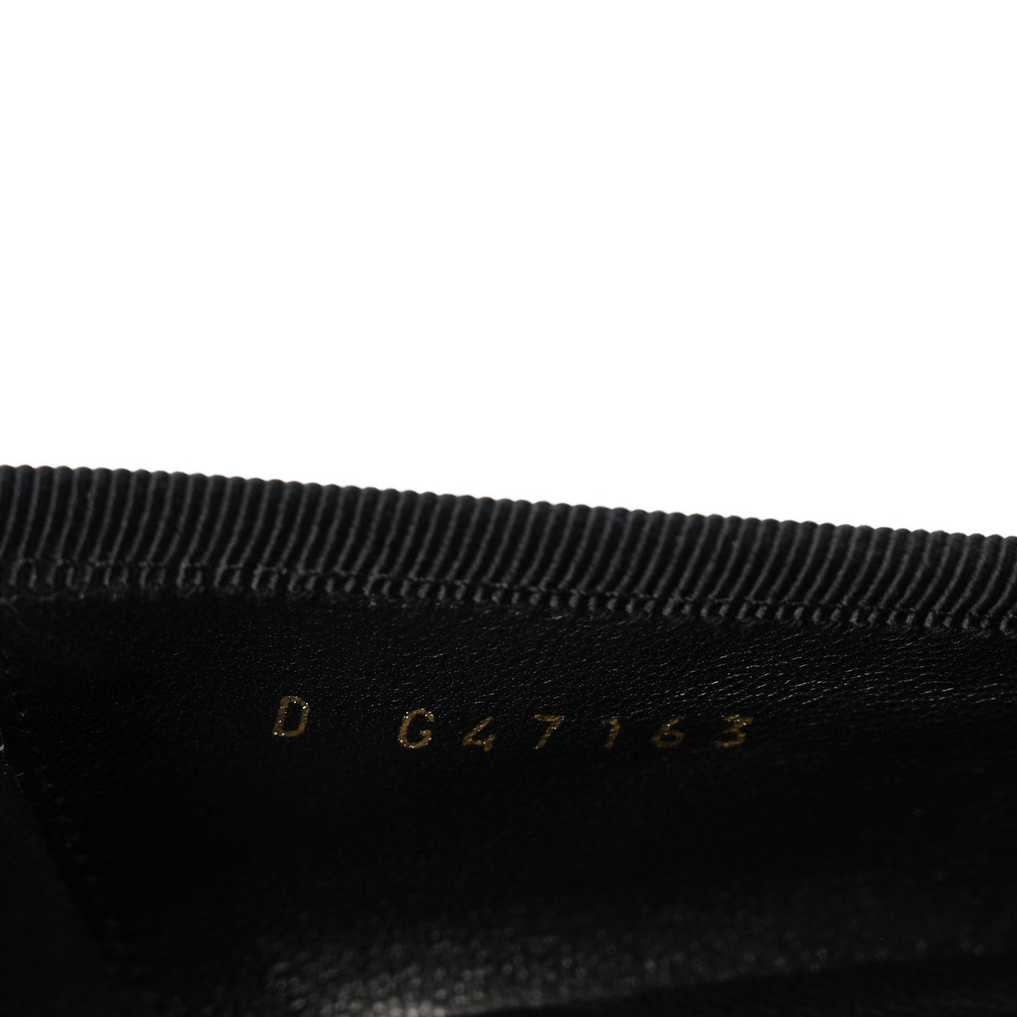 Lambskin Quilted CC Cambon Ballet Flats 39 Black White