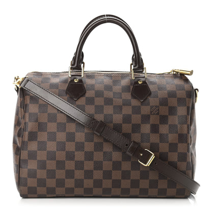 Louis Vuitton Damier Ebene Speedy Bandouliere 30 1 of 15