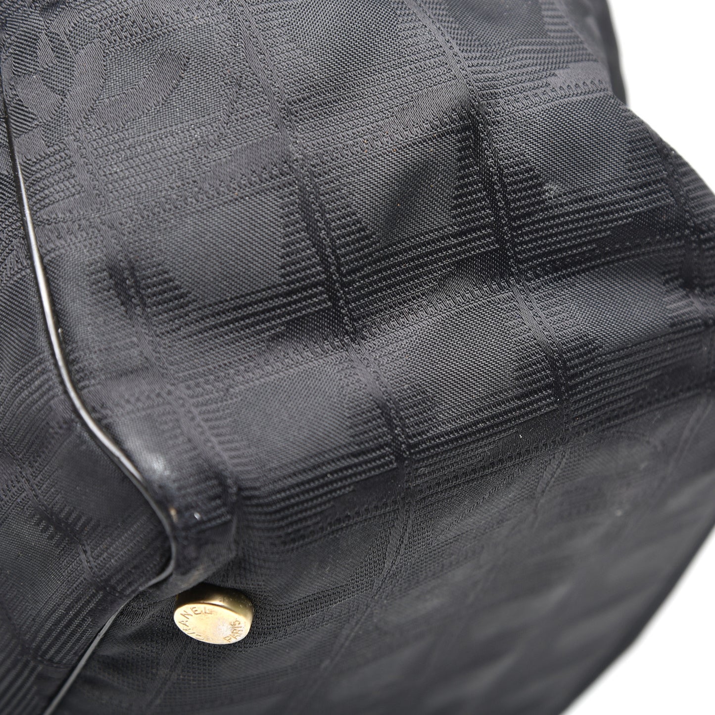 Nylon Travel Laptop Tote Black