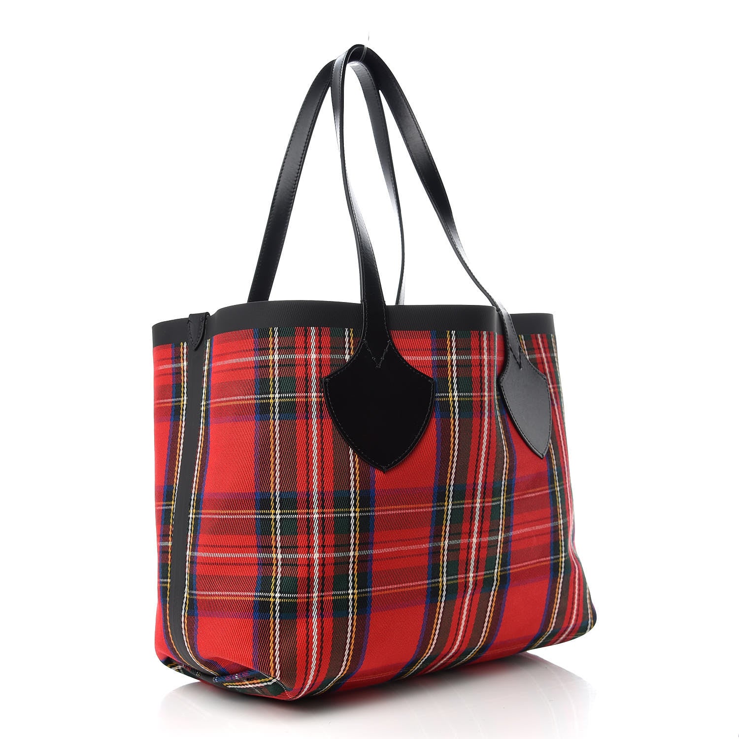 Burberry Vintage Check Medium The Giant Reversible Tote Antique Yellow Bright Red 6 of 15