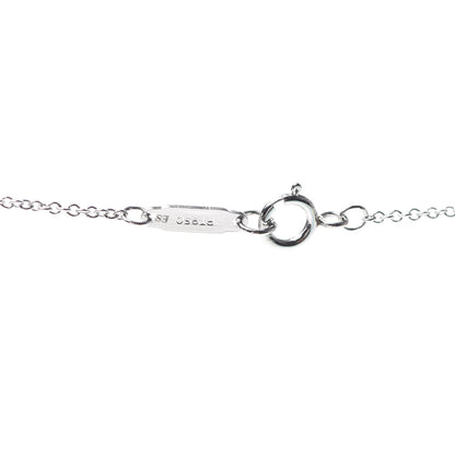 Tiffany Platinum Diamond Small Heart Lock Pendant Necklace 6 of 7