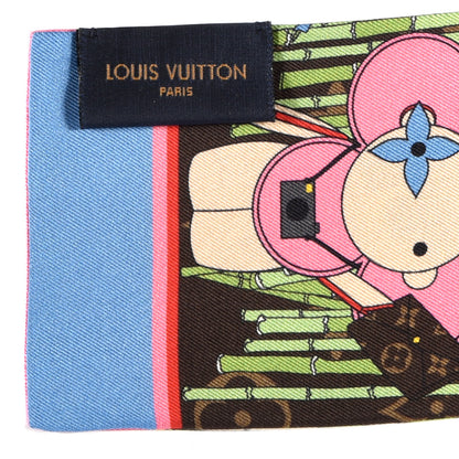 Louis Vuitton Silk Monogram 2021 Christmas Animation China Bandeau 3 of 3