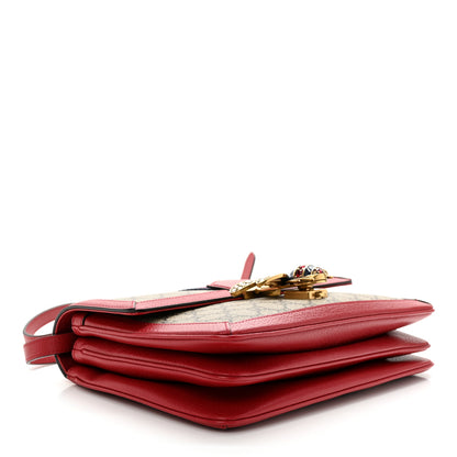 Gucci GG Supreme Monogram Medium Queen Margaret Shoulder Bag Red 4 of 11